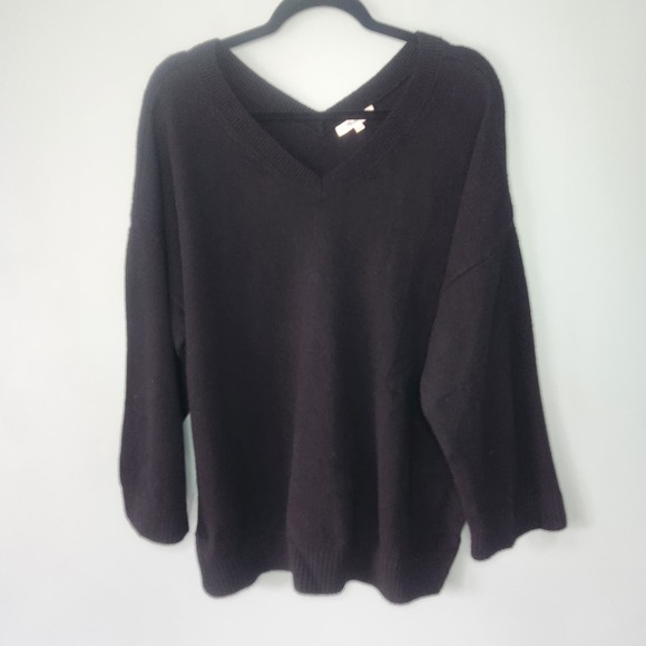 MADEWELL Double V Pullover Sweater - Size 1x - Picture 1 of 7